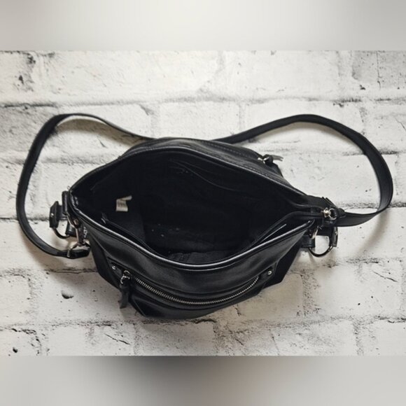 Kate and Mel Black Faux Leather Purse - Picture 10 of 14